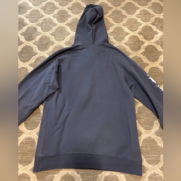 White Marlie Navy/ Gray hoodie with red logo size small - Picture 4 of 5